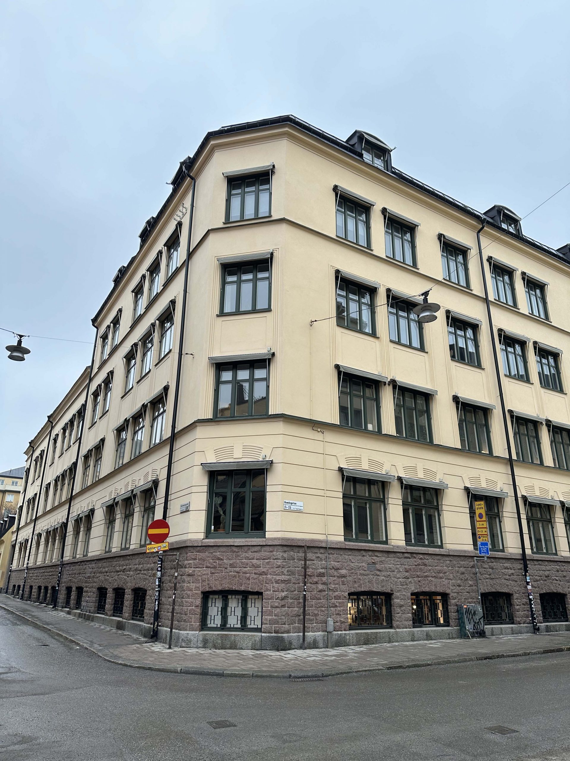 Bondegatan 21, A4:s lokaler.